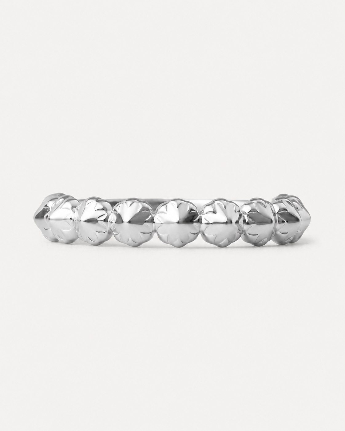 Piercing Protea em Ouro  Branco 18k