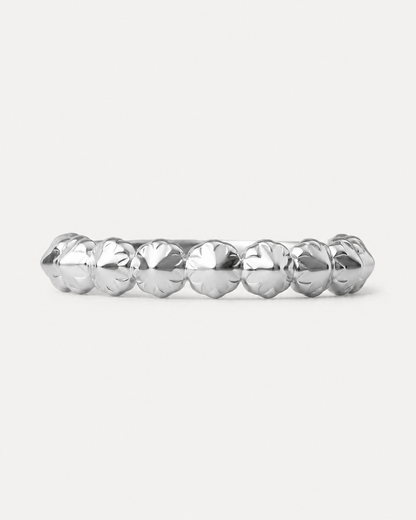 Piercing Protea em Ouro  Branco 18k